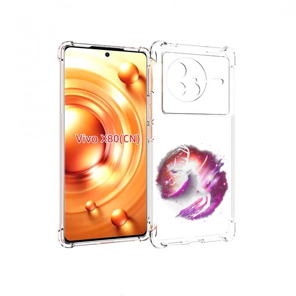 

Чехол Mypads Звездный Олень Для Vivo X80, Прозрачный, Tocco