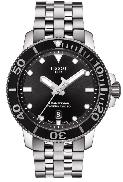 

Часы Tissot Seastar 1000 Powermatic 80 T120.407.11.051.00, T1204071105100