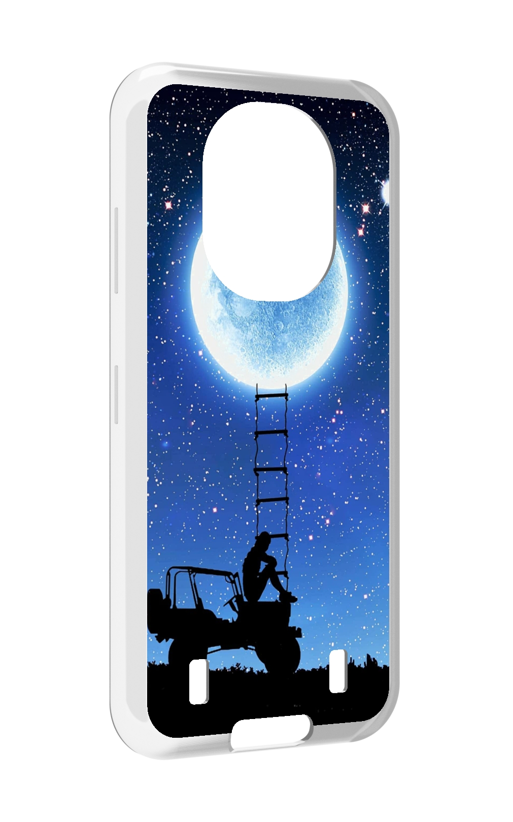 

Чехол MyPads Машина-на-лун для Oukitel WP16, Прозрачный, Tocco