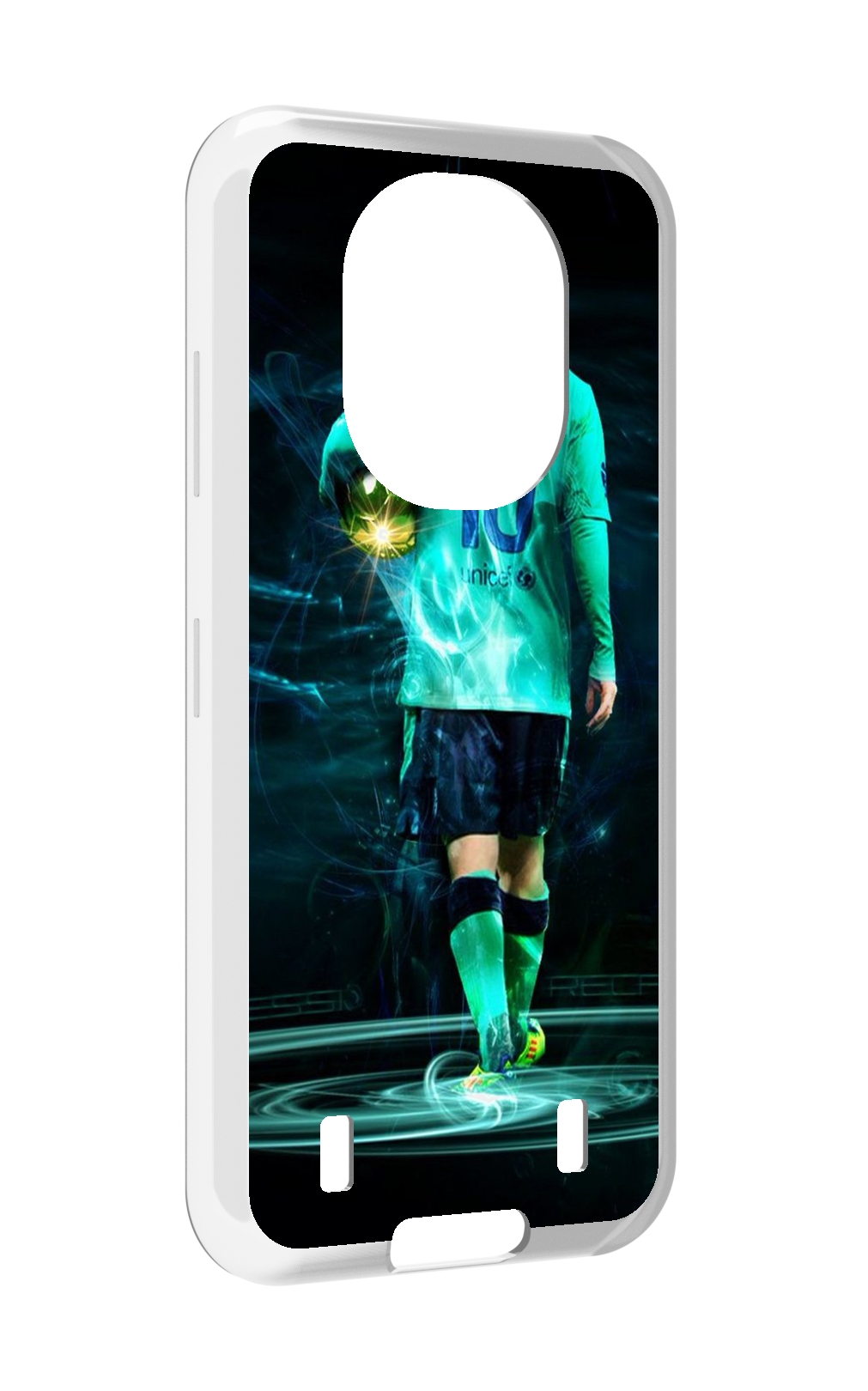 

Чехол MyPads Месси мужской для Oukitel WP16, Прозрачный, Tocco