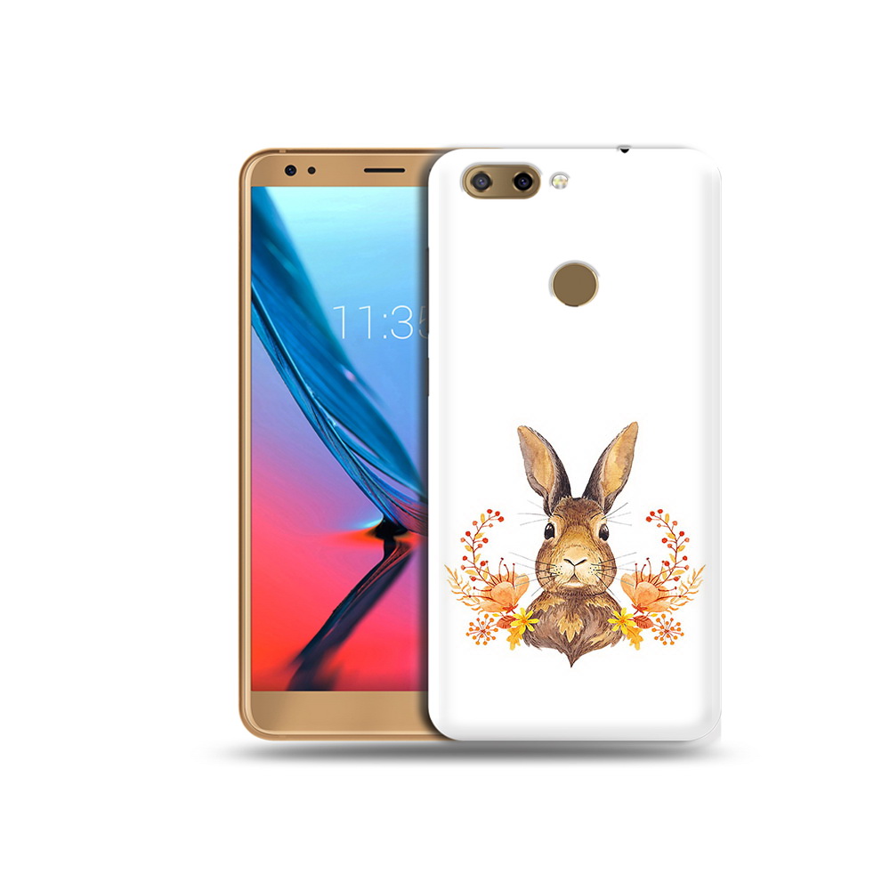 

Чехол MyPads Tocco для ZTE Blade V9 зайка в цветах (PT106427.464.349), Прозрачный, Tocco