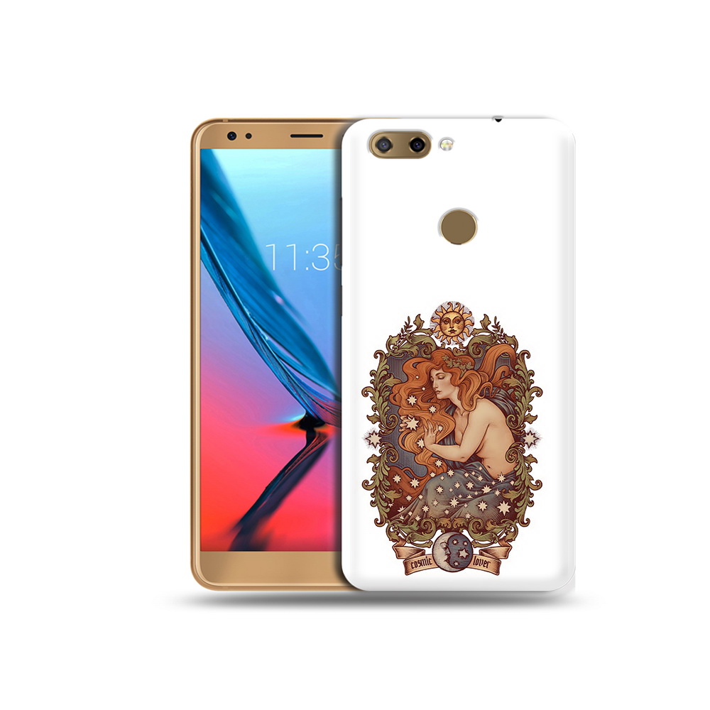 Чехол MyPads Tocco для ZTE Blade V9 звездная девушка абстракция (PT106427.464.351)