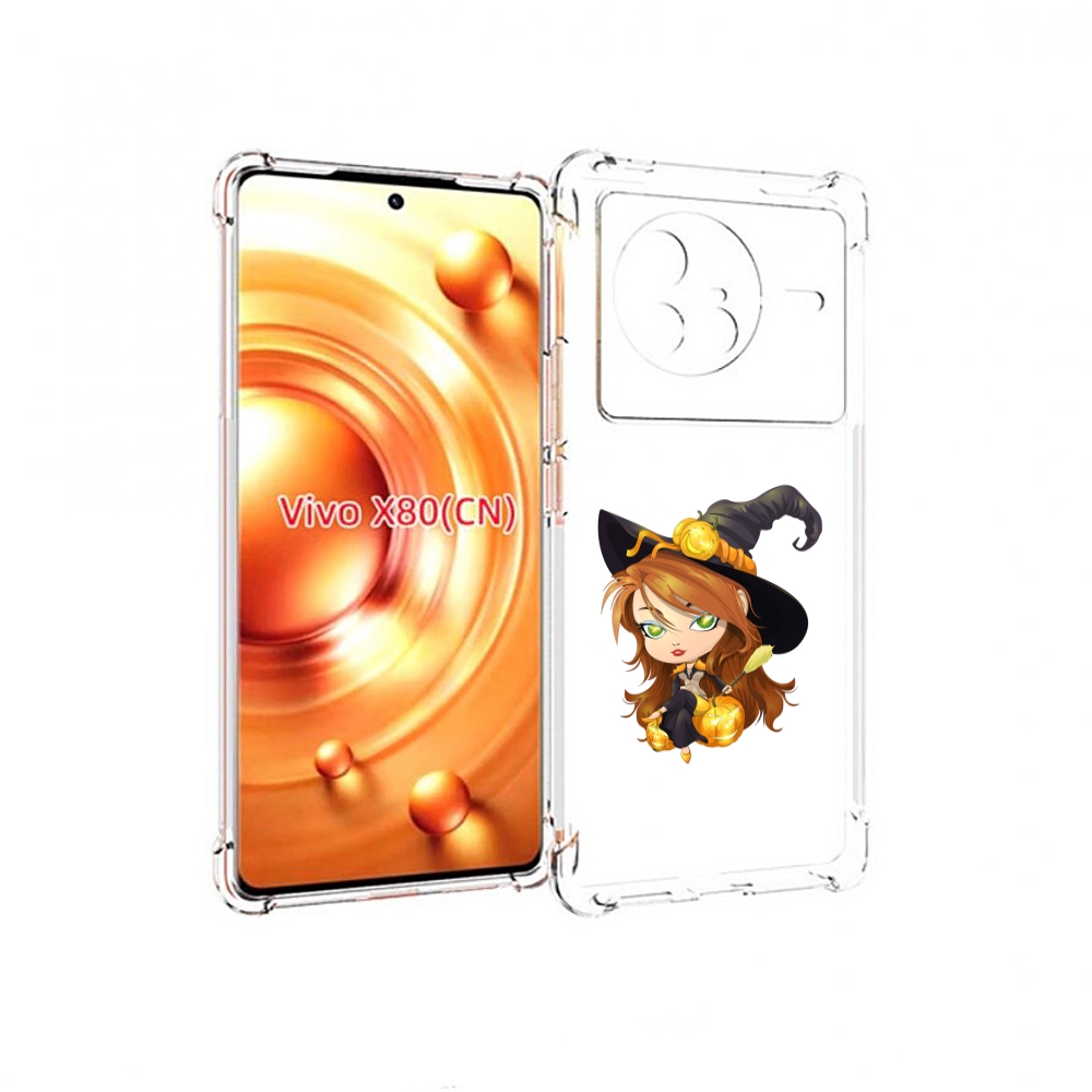 

Чехол Mypads Ведьмочка Для Vivo X80, Прозрачный, Tocco