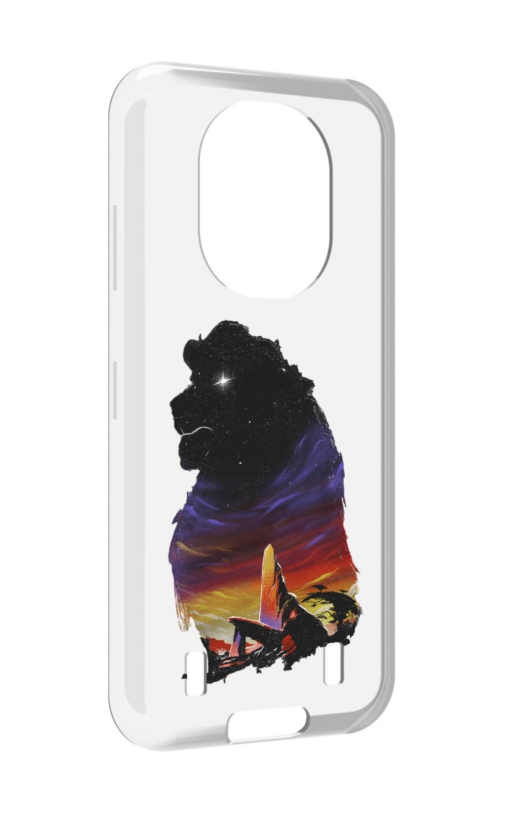 

Чехол MyPads Муфаса для Oukitel WP16, Прозрачный, Tocco