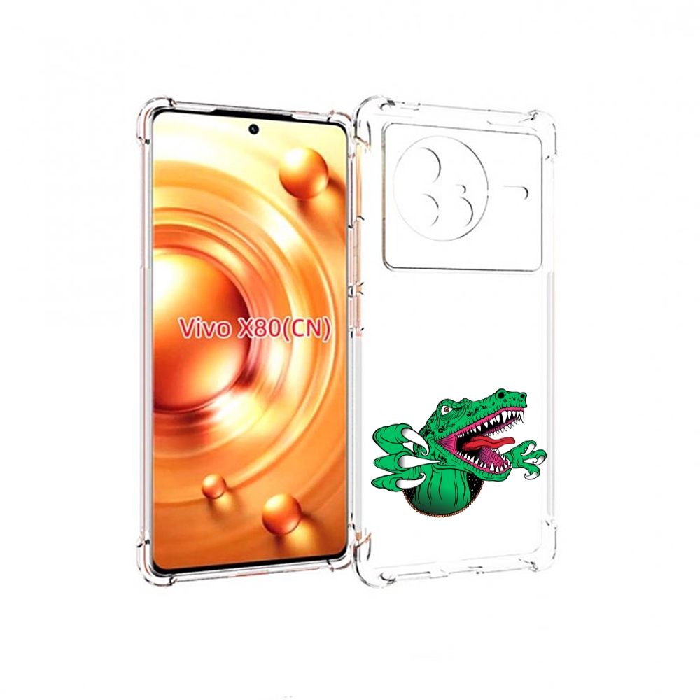 

Чехол Mypads Крокодил Для Vivo X80, Прозрачный, Tocco