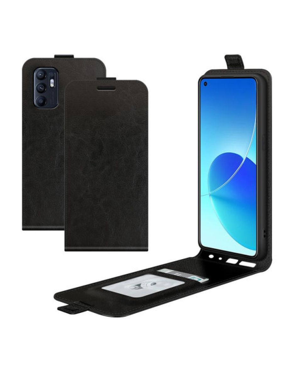

Чехол книжка Flip для Oppo Reno 6 Черный