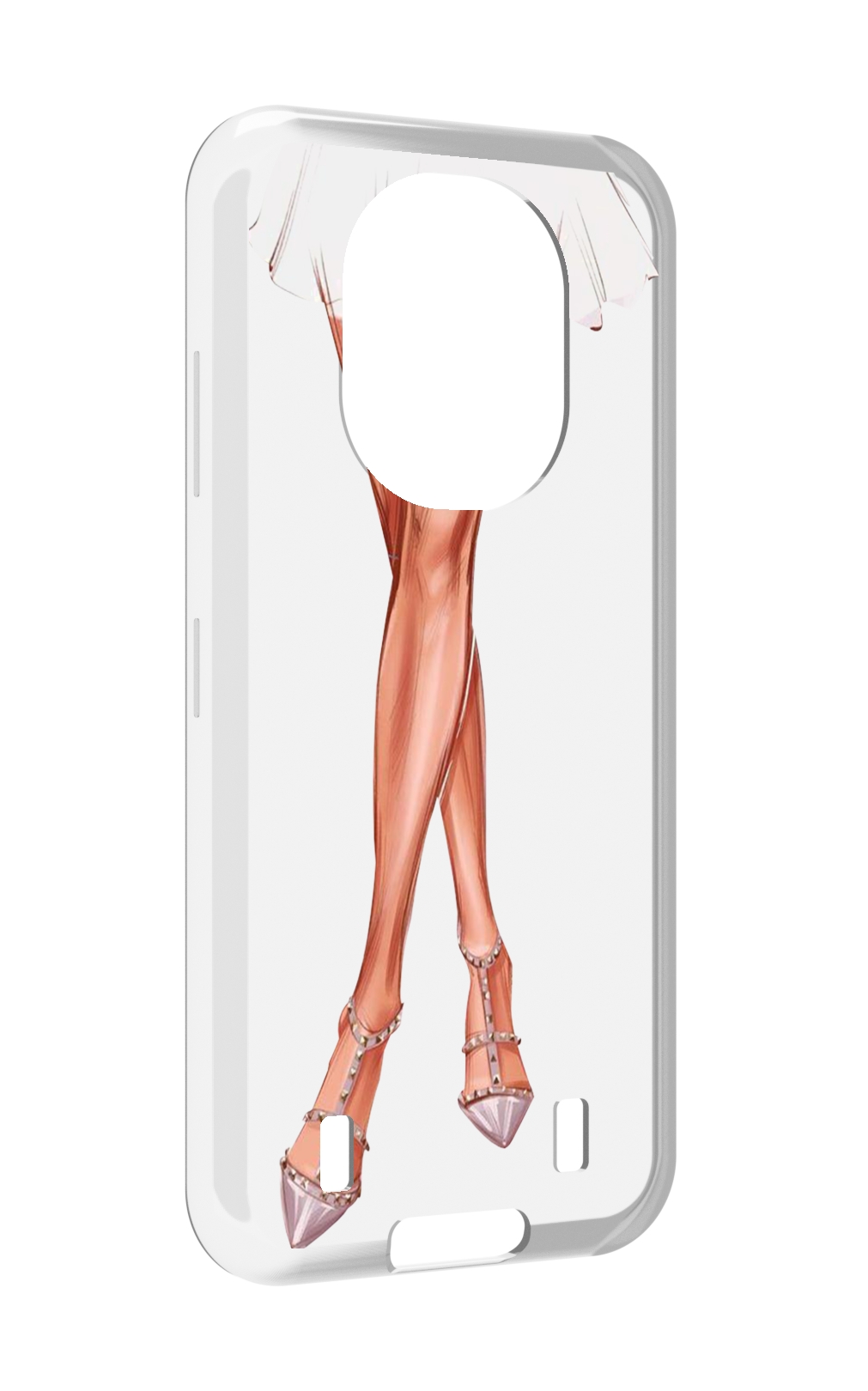 

Чехол MyPads Ножки для Oukitel WP16, Прозрачный, Tocco