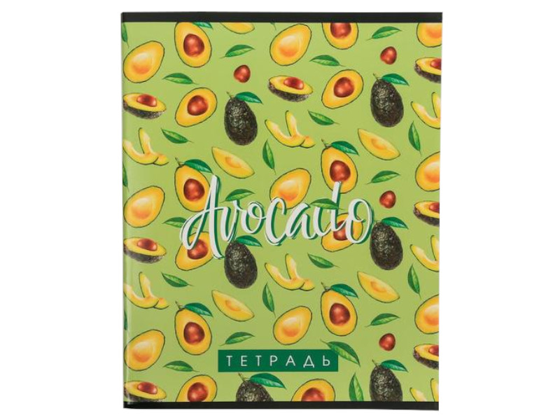 

Тетрадь общая в клетку ArtFox Avocado 5515249, 96 л., 1 шт., 5515249