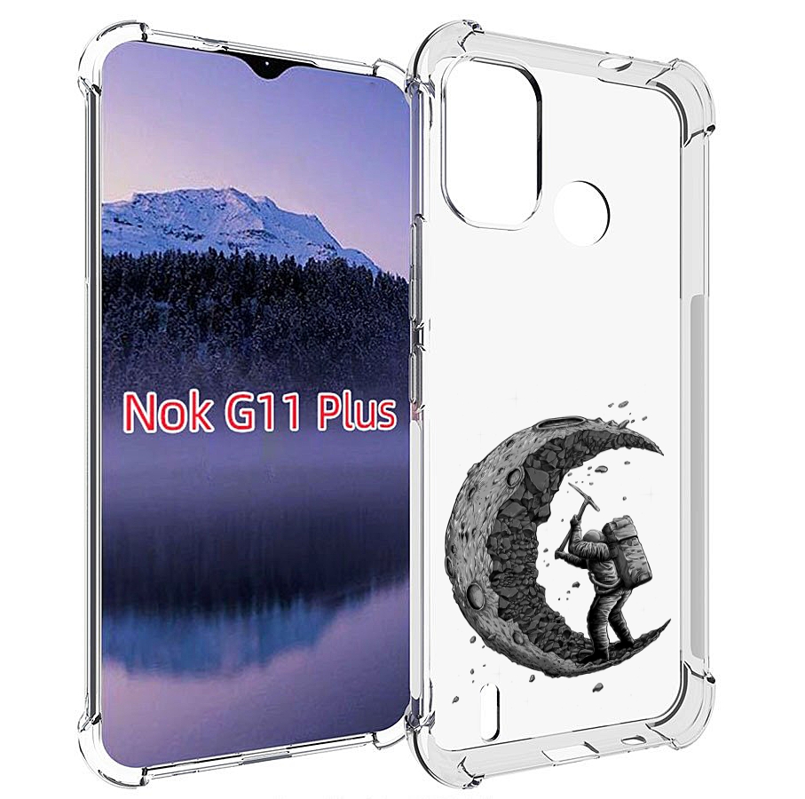 

Чехол MyPads камненная луна для Nokia G11 Plus, Прозрачный, Tocco