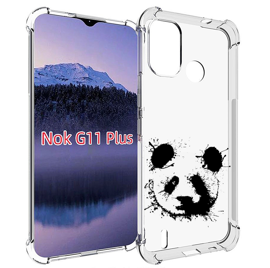

Чехол MyPads клякса-панда для Nokia G11 Plus, Прозрачный, Tocco