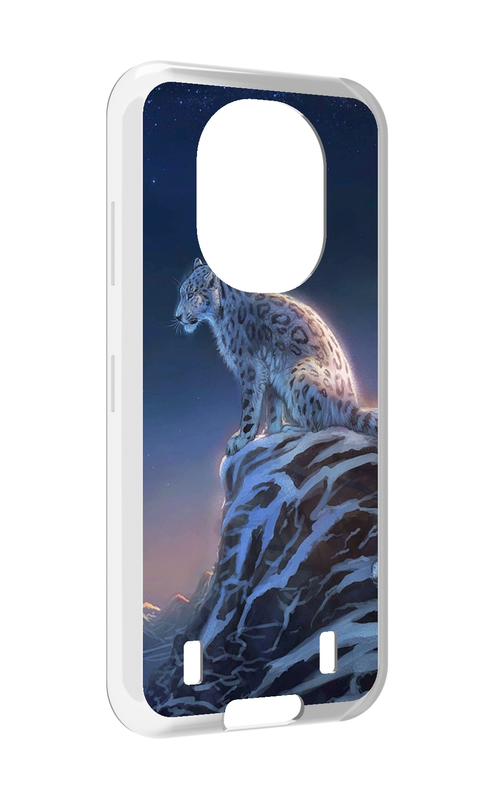 

Чехол MyPads Одинокий-Барс для Oukitel WP16, Прозрачный, Tocco