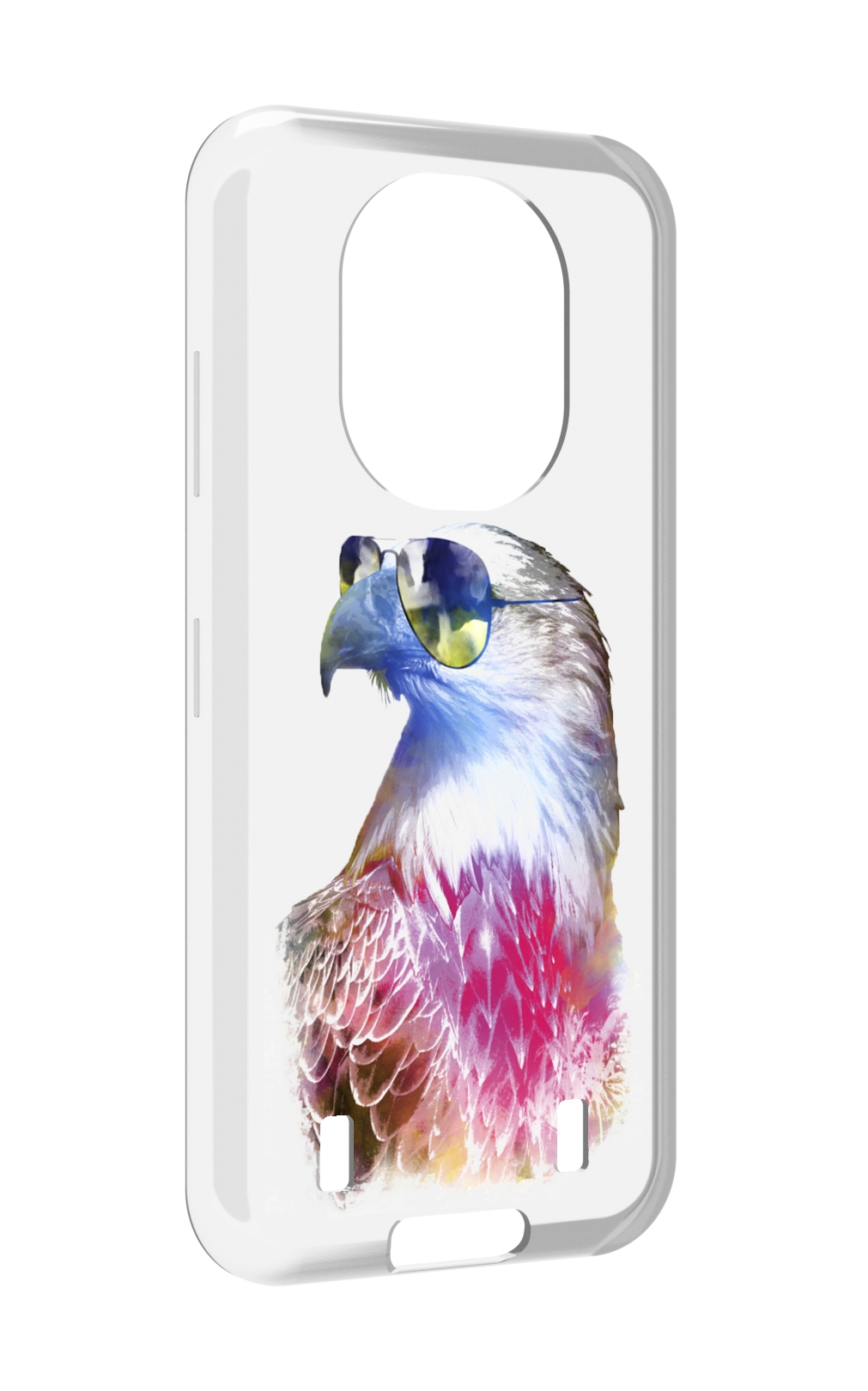 

Чехол MyPads Орел в очках для Oukitel WP16, Прозрачный, Tocco