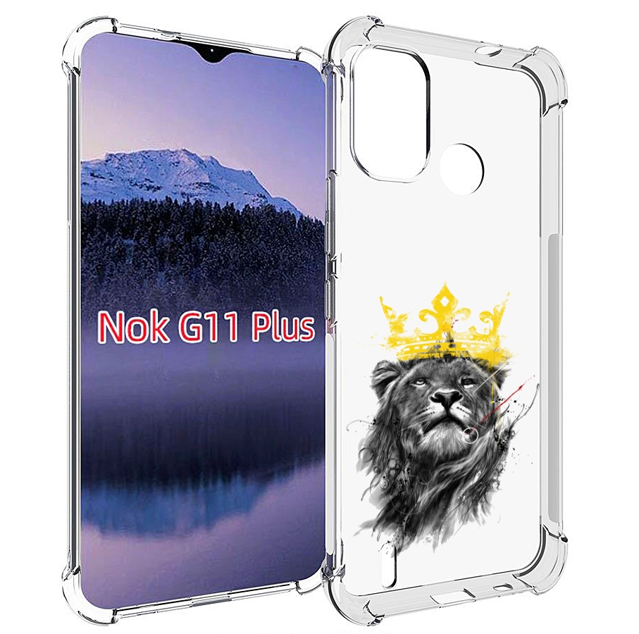 

Чехол MyPads король-лев для Nokia G11 Plus, Прозрачный, Tocco