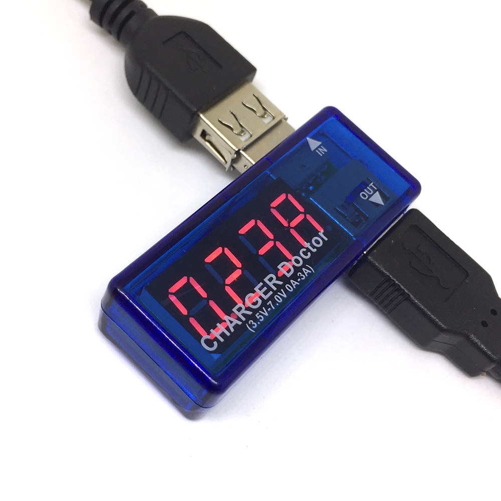 

Цифровой тестер USB-порта, вольтметр амперметр USB / 3.5-7V, 0-3A /