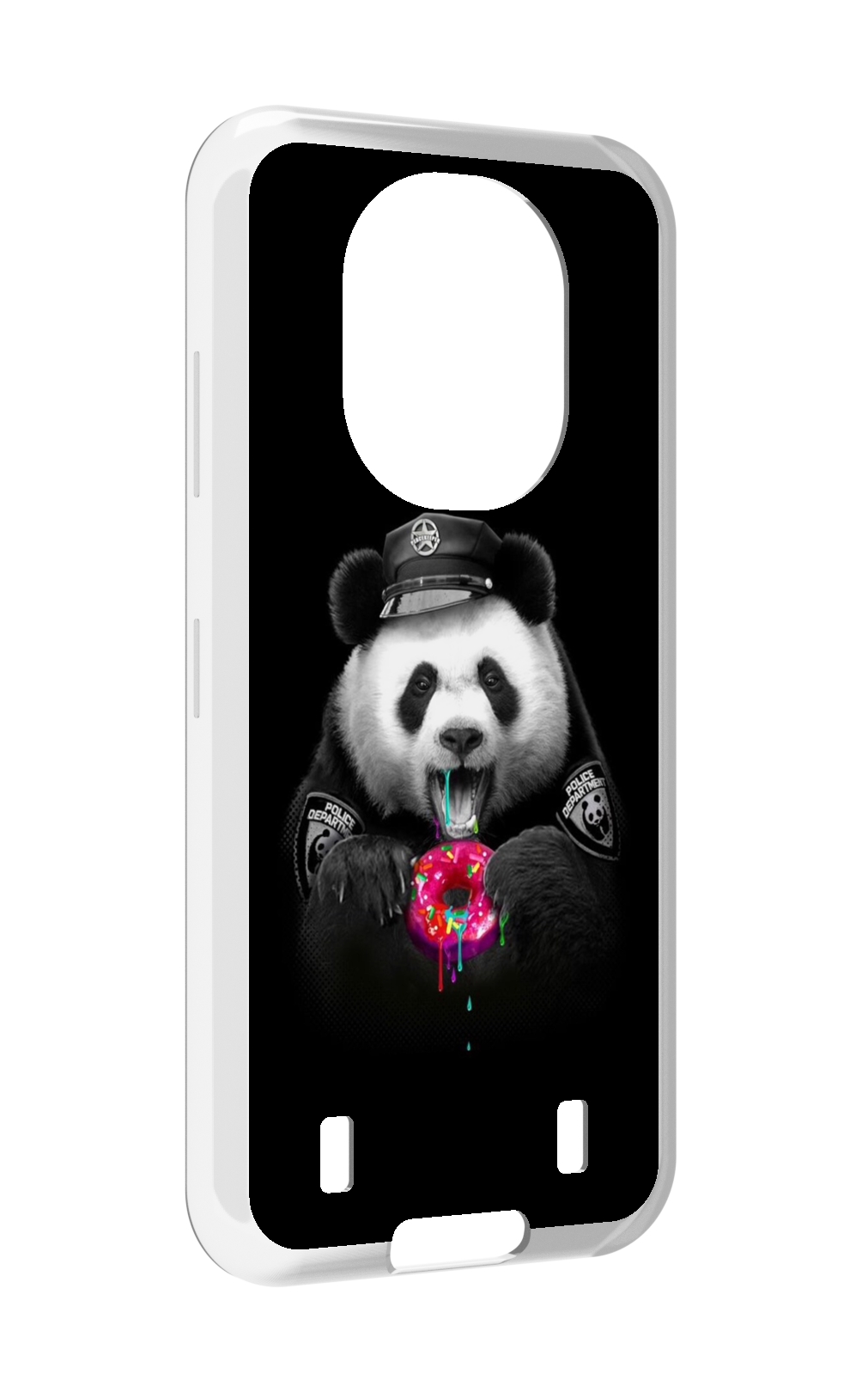 

Чехол MyPads Панда-с-пончиком для Oukitel WP16, Прозрачный, Tocco