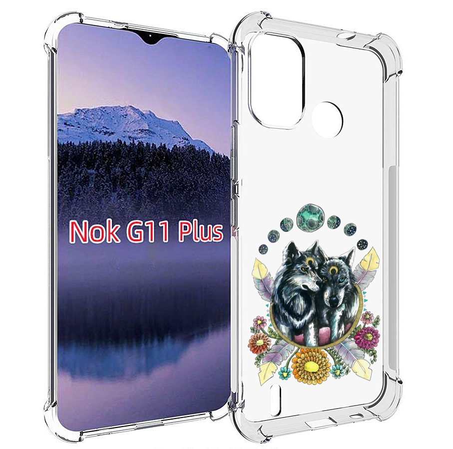 

Чехол MyPads красивые волки абстракция для Nokia G11 Plus, Прозрачный, Tocco