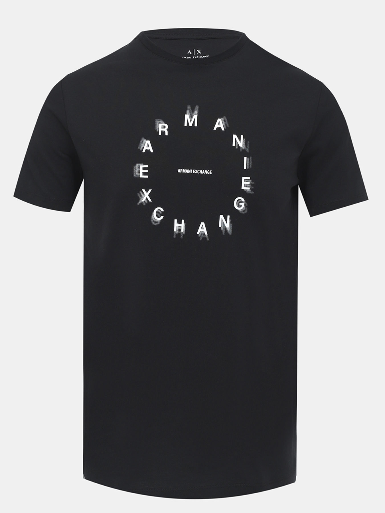 

Футболка мужская Armani Exchange 476360 черная 48-50 RU, Черный, 476360