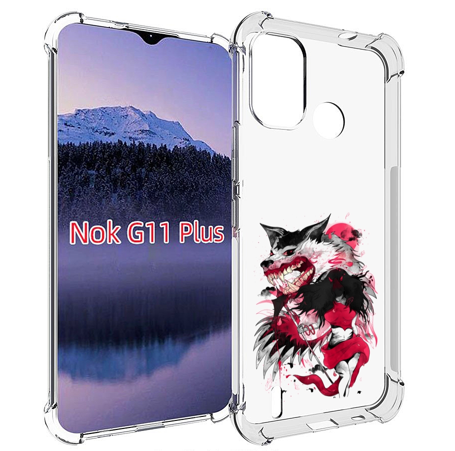 

Чехол MyPads красная шапочка для Nokia G11 Plus, Прозрачный, Tocco