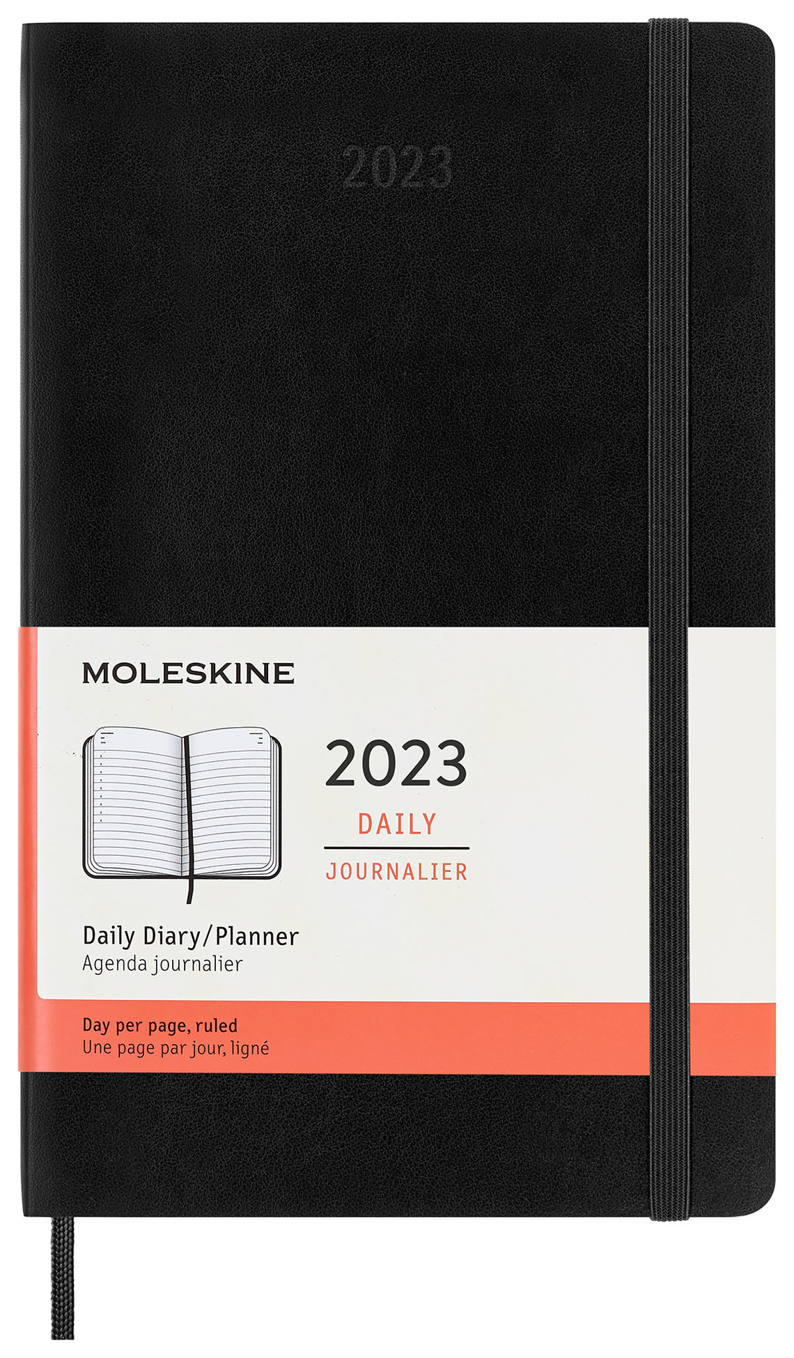 

Ежедневник Moleskine CLASSIC SOFT Large 130х210мм 400стр. мягкая обложка черный