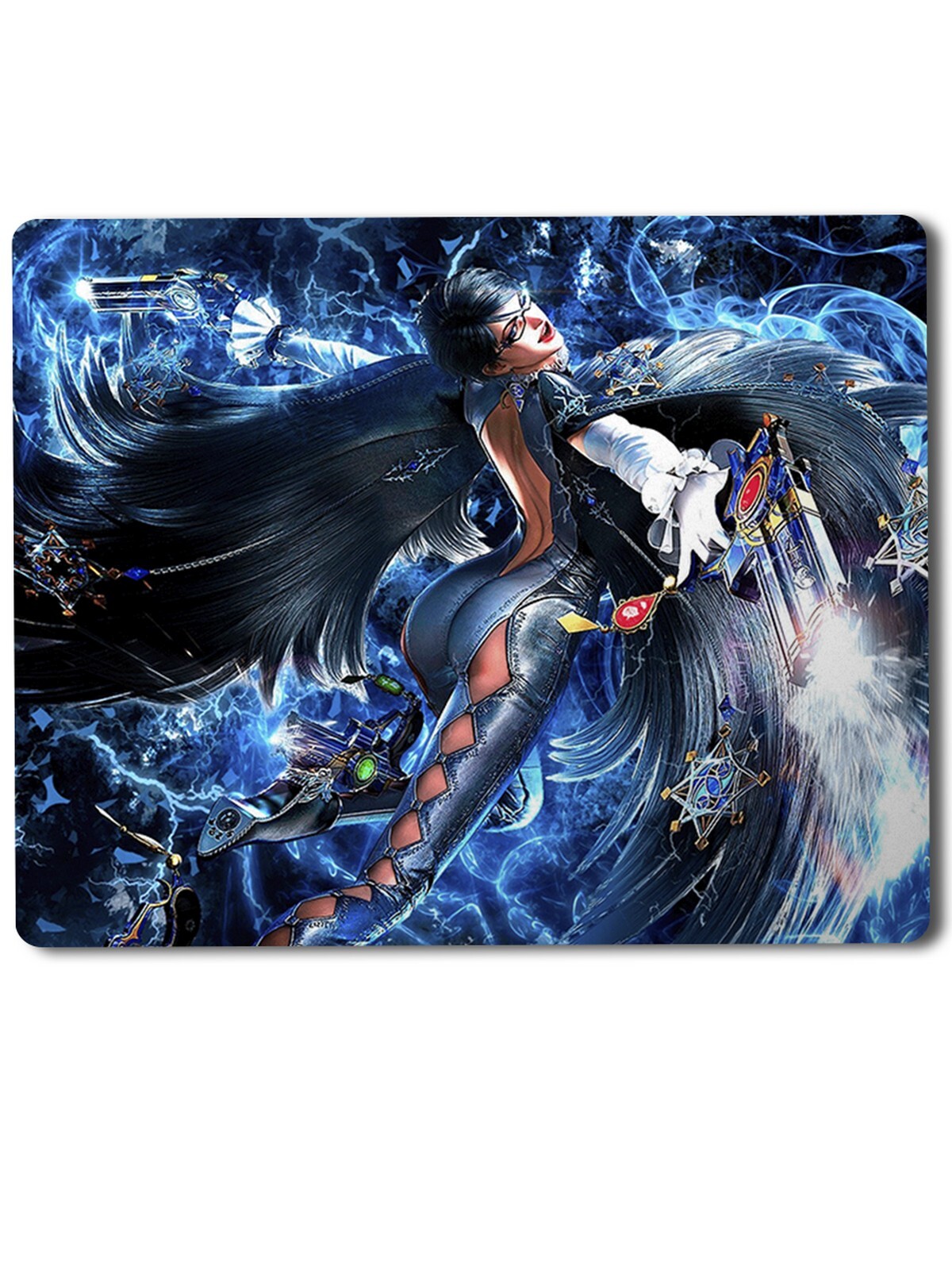 

Геймерский коврик Bayonetta 1, Bayonetta (байонетта, девушка, персонаж, игра, шутер, слэшер, пушки)-1