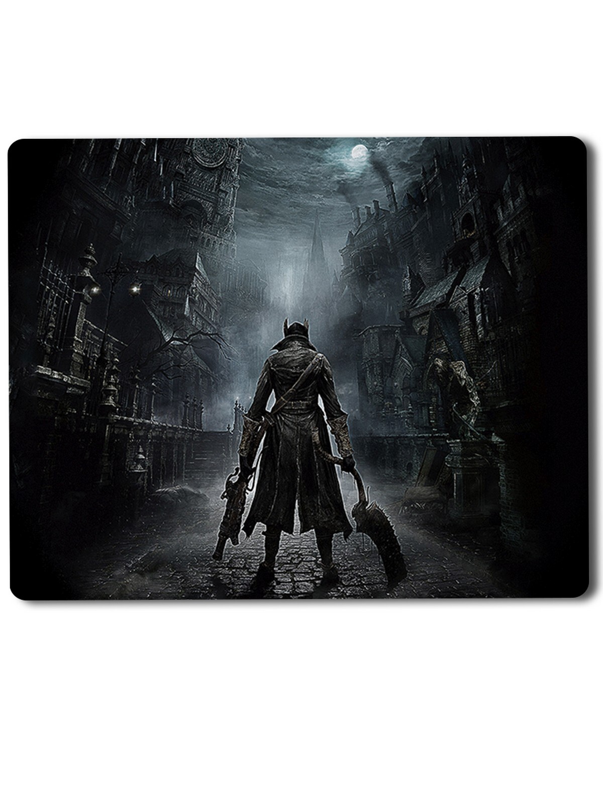 

Геймерский коврик Bloodborne 1, Bloodborne (бладборн, персонаж, ps3, ps4, консоли, dark souls, демоны)-1