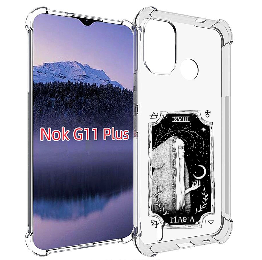 

Чехол MyPads лунная магия для Nokia G11 Plus, Прозрачный, Tocco
