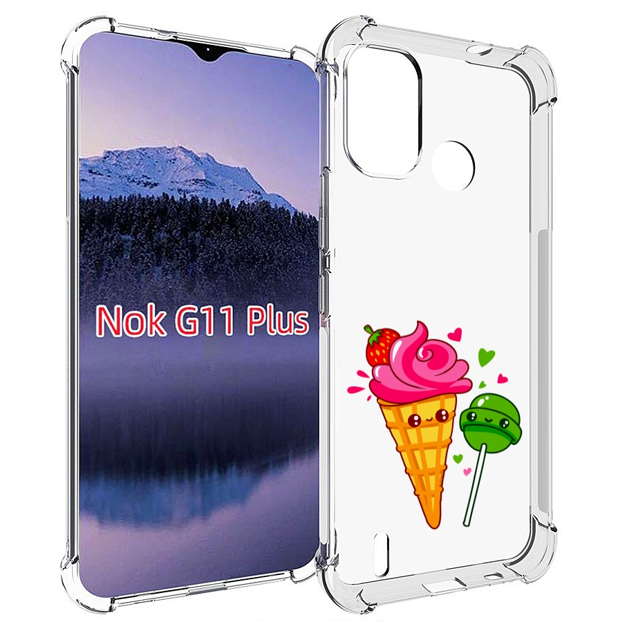 

Чехол MyPads Вкусняшки для Nokia G11 Plus, Прозрачный, Tocco
