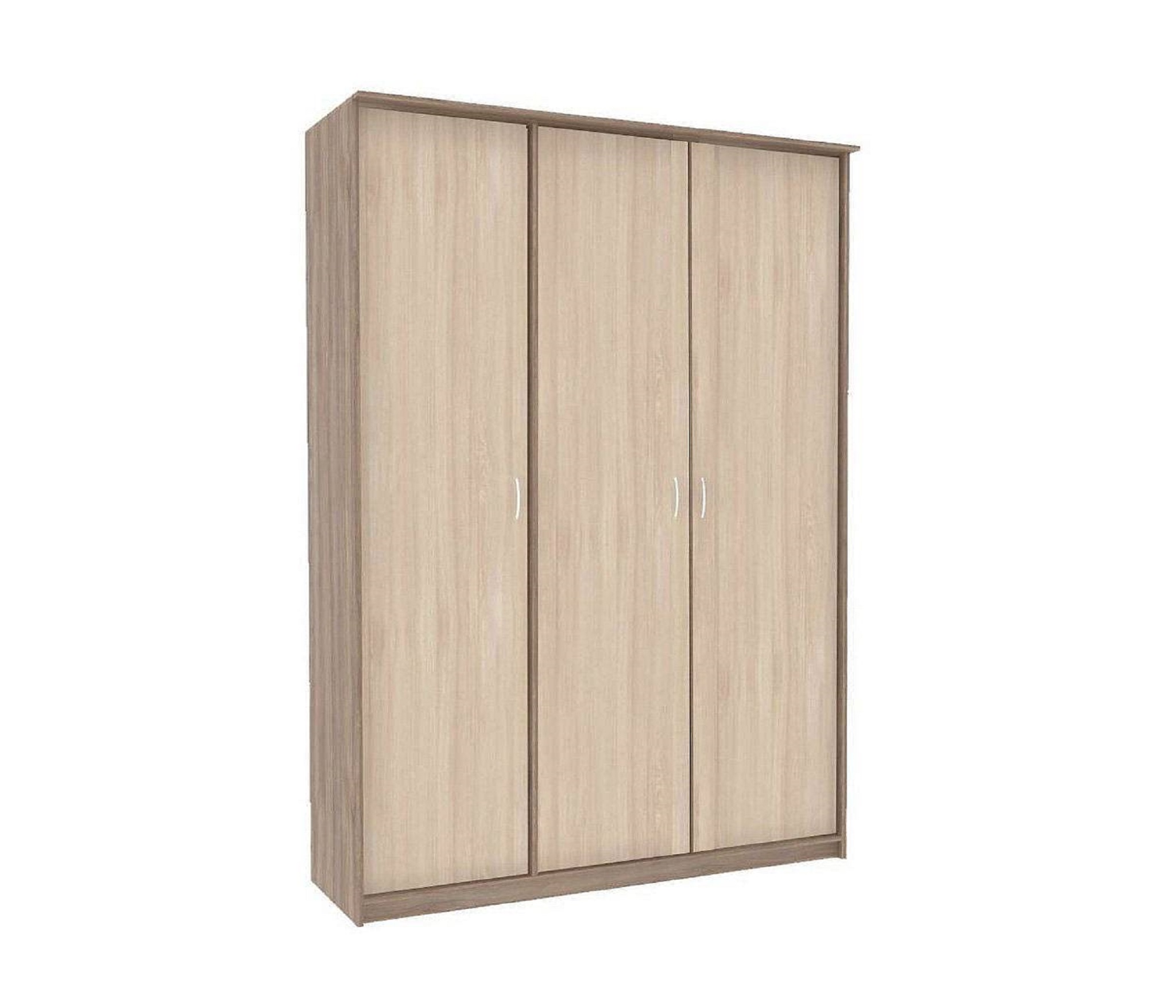 

Шкаф Дай Мебель ДУЭТ ЛЮКС Шимо темный/Шимо светлый, Коричневый, Шкаф 3-х створчатый ДУЭТ ЛЮКС