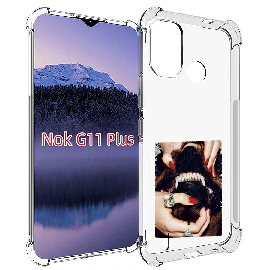 

Чехол MyPads маникюр для Nokia G11 Plus, Прозрачный, Tocco