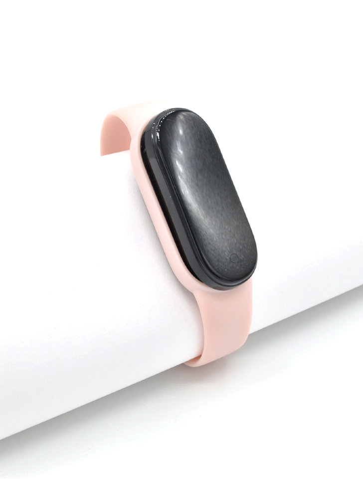 

Ремешок силиконовый INNOVATION для фитнес-браслета Xiaomi Mi Band 5, светло-розовый