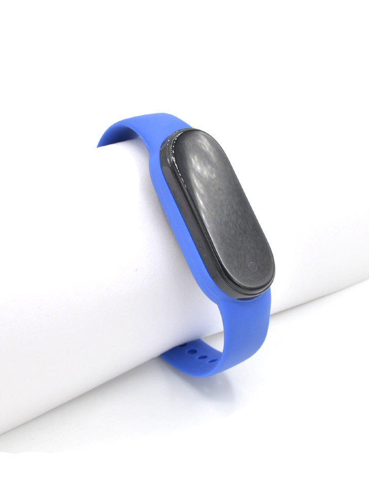 

Ремешок силиконовый INNOVATION для фитнес-браслета Xiaomi Mi Band 5, синий