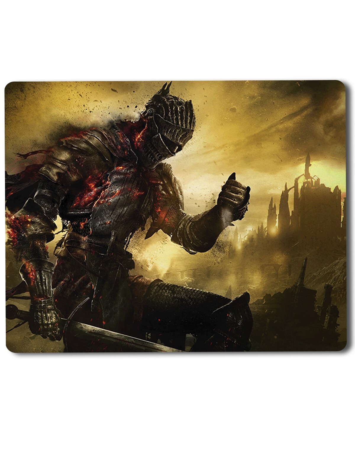 

Геймерский коврик Dark Souls 3, Dark Souls (Дарк соулс, рыцари, средневековье, герои меча и магии) 3