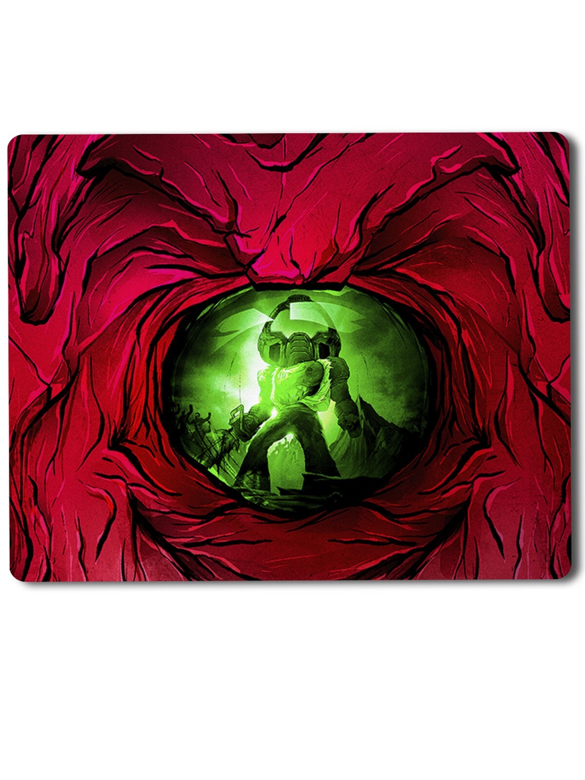 

Геймерский коврик Doom 2, Doom (doom eternal, дум, игра, ад, демоны, культовое) -2