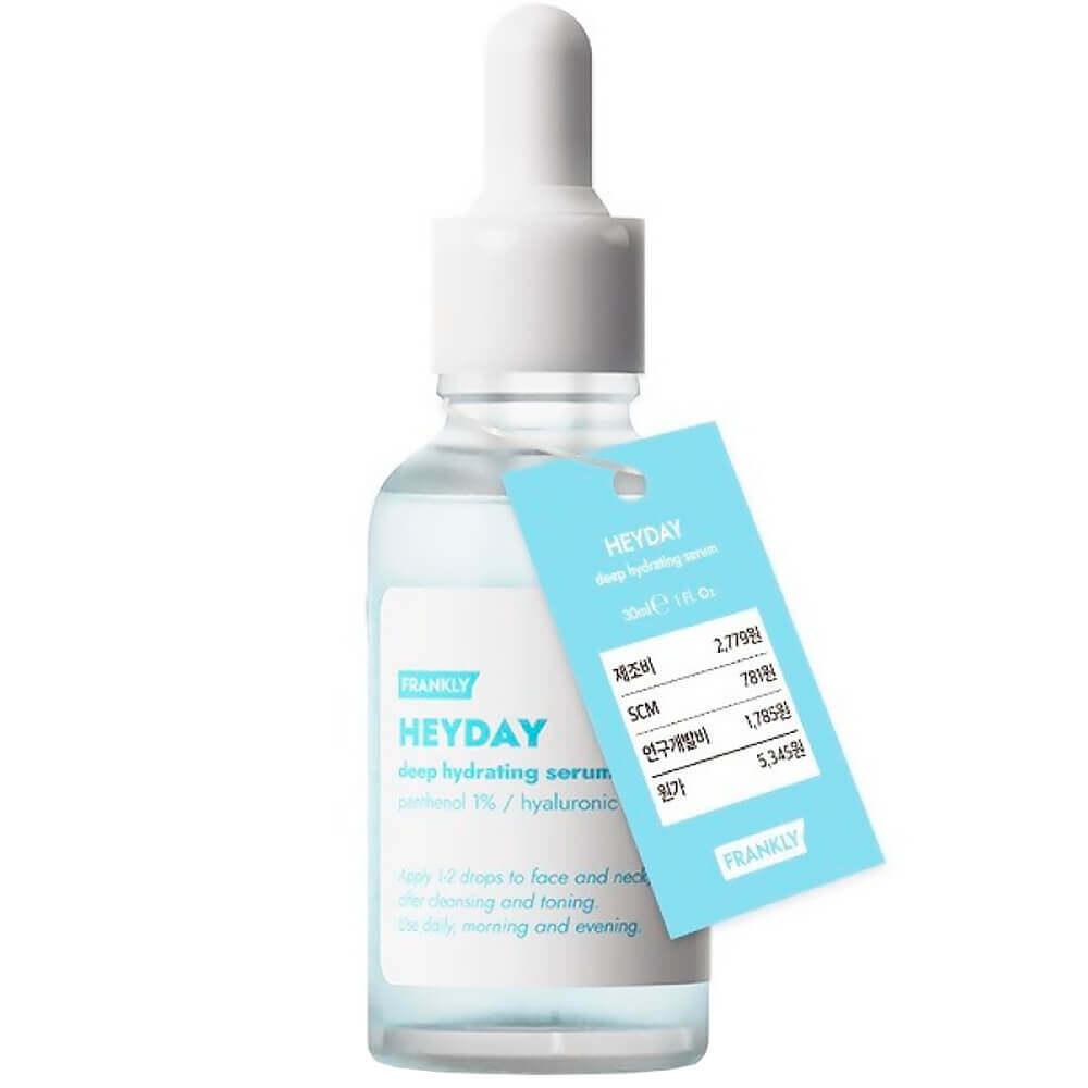 

Сыворотка для глубокого увлажнения кожи с пантенолом Frankly Heyday Serum, 30 мл