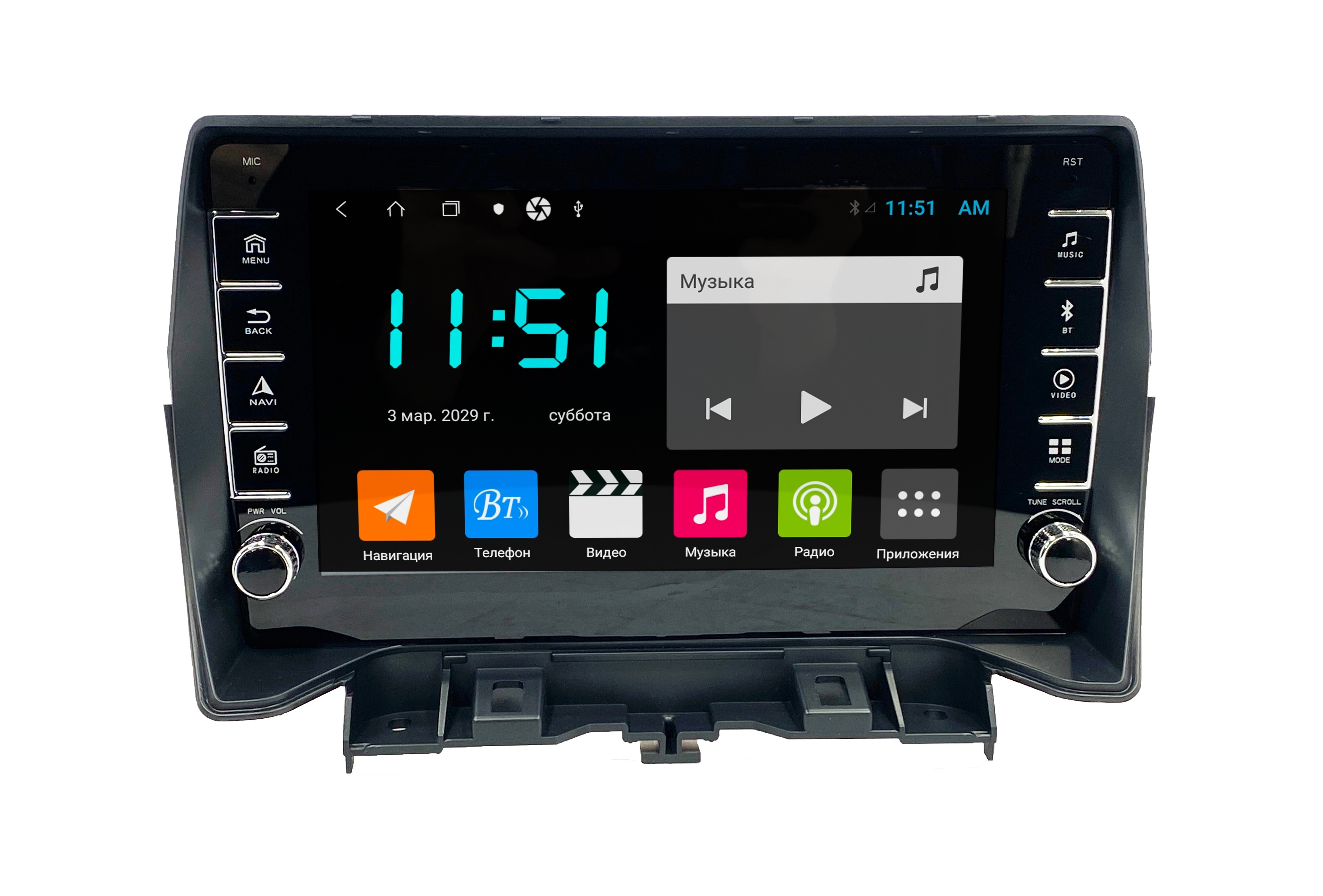 Штатная автомагнитола Zenith Ford Kuga 2012-2019 Android 12 464GB с крутилками 3410800₽