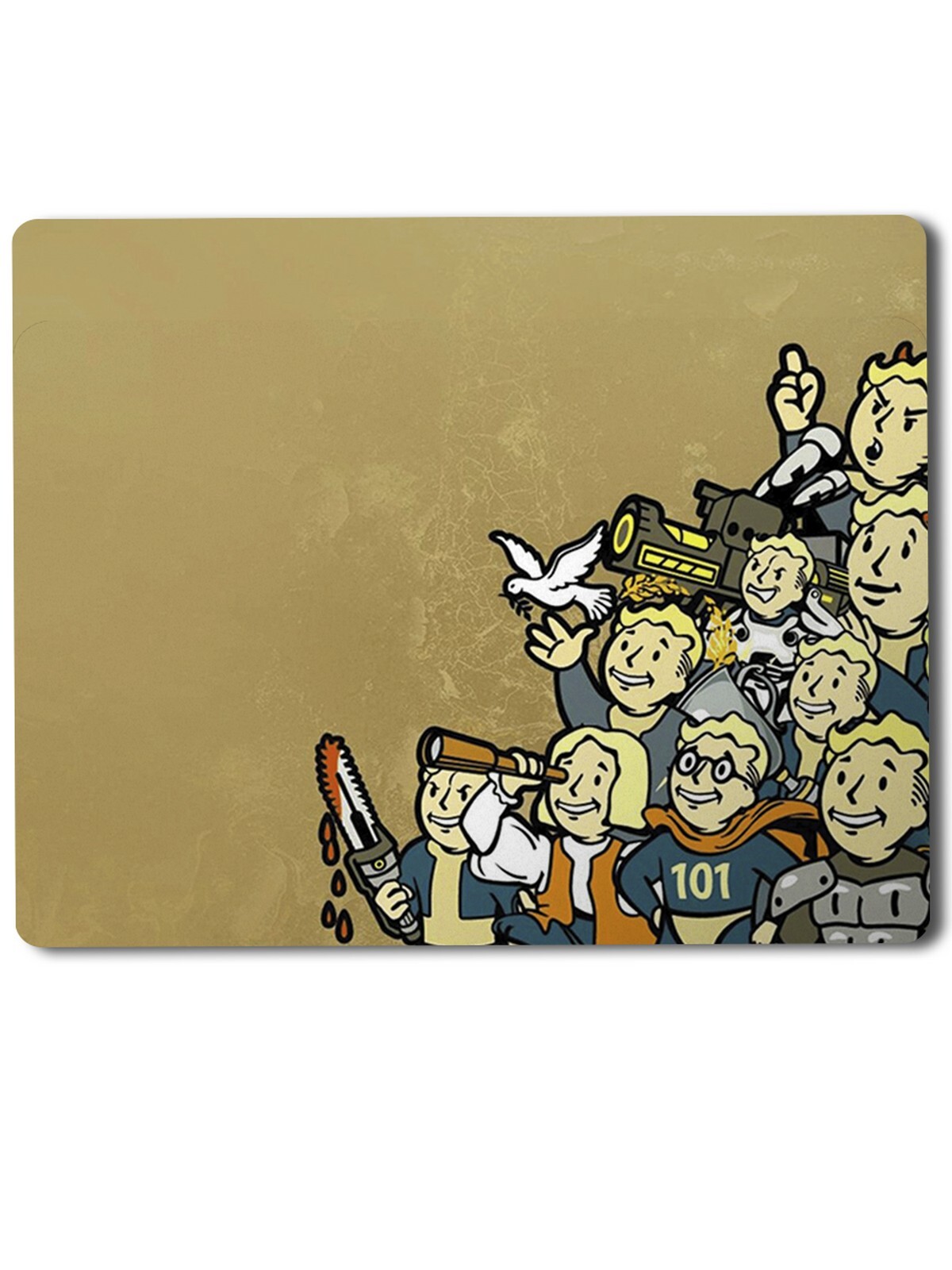 

Игровой коврик для мыши Fallout 5, Fallout (Фаллаут, выживание, зомби, Курьер) 5