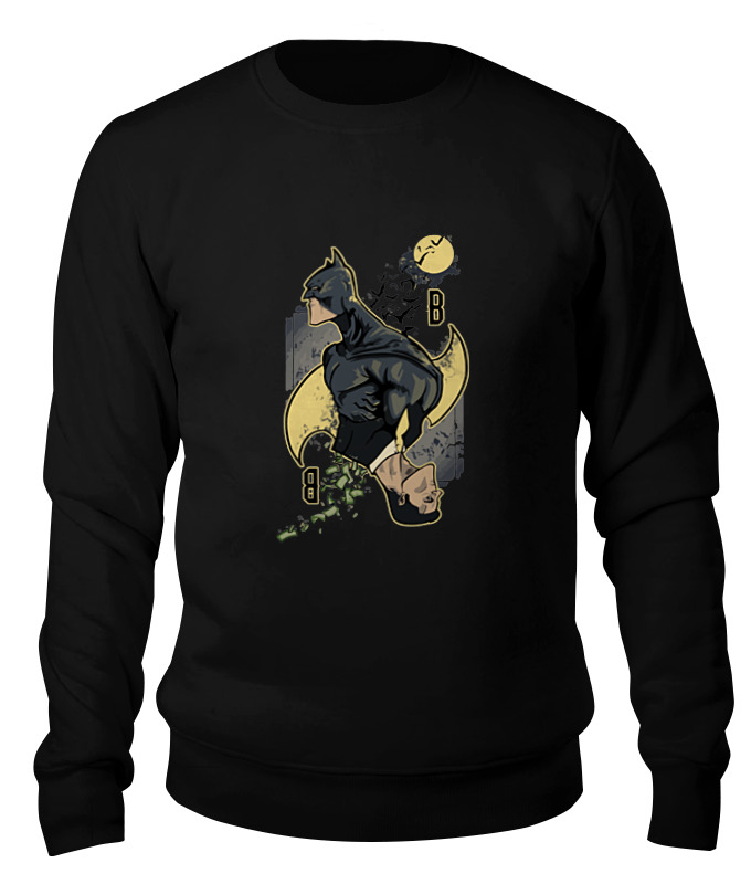 

Свитшот унисекс Printio Бэтмен (batman) черный XL, Бэтмен (batman)