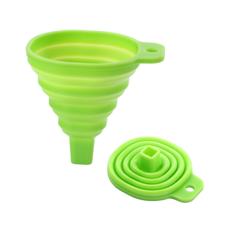 

Воронка складная Folding funnel 8см (Зелёная)