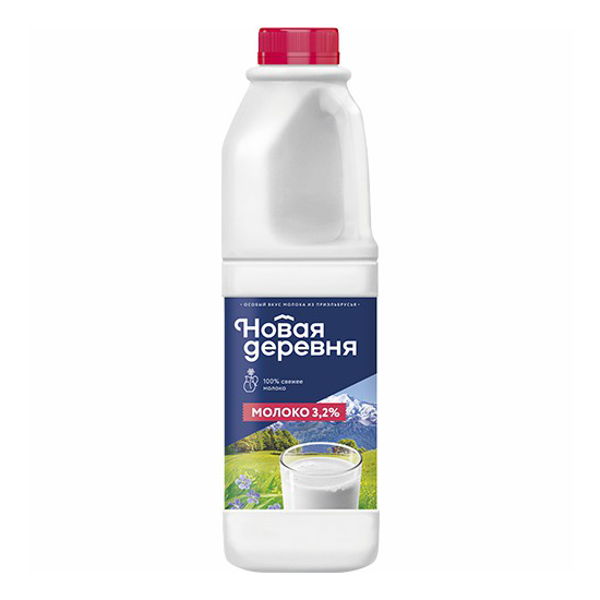 Молоко 3,2% пастеризованное 1 л Новая Деревня