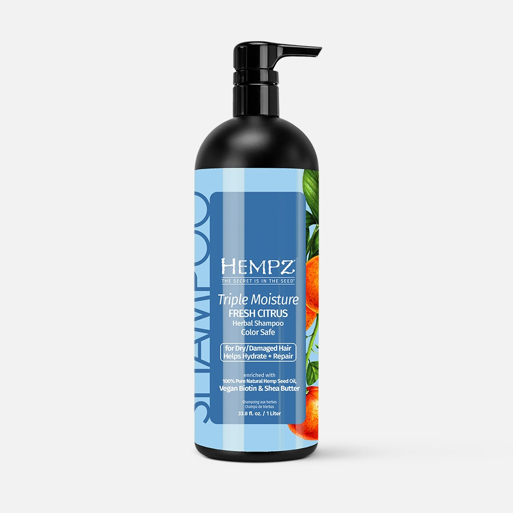 Шампунь для волос Hempz Triple Moisture Fresh Citrus 1 л