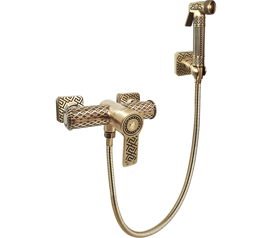 

Гигиенический душ AltroBagno Antik Duo 060102 Br со смесителем