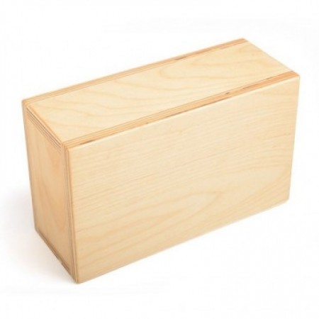 фото Блок для йоги hugger mugger wood yoga block деревянный