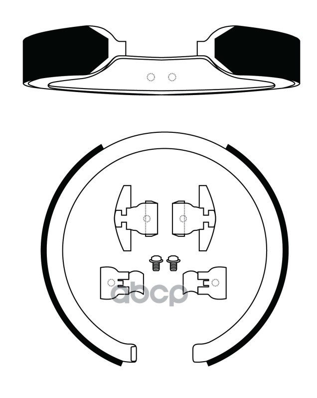 

Колодки барабанные CADILLAC Escalade ESV 5.3 04-06/ 6.2 06-/ CHEVROLET Tahoe 5.3 01-04/ 5.