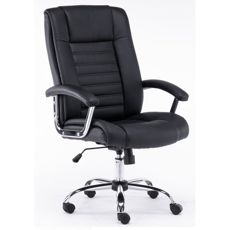 фото Кресло bn_dt_echair-587 tpu экокожа черный, хром easy chair
