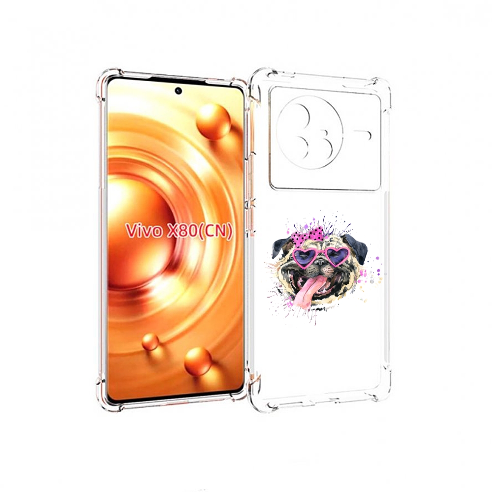 

Чехол Mypads Веселая Собака Для Vivo X80, Прозрачный, Tocco