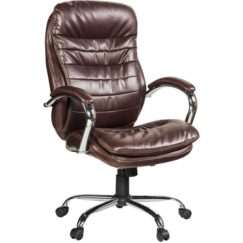 

Кресло BN_Dp_Руководителя EChair-515 RT рецикл.кожа корич.,