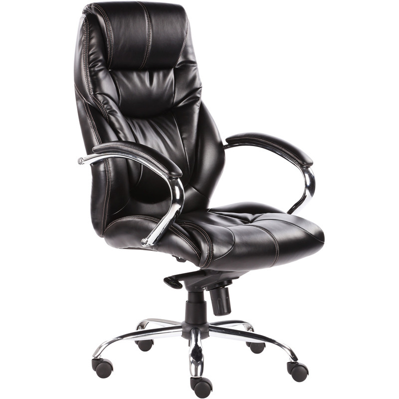 фото Кресло bn_dp_руководителя echair-535 mpu к/з черный, хром easy chair