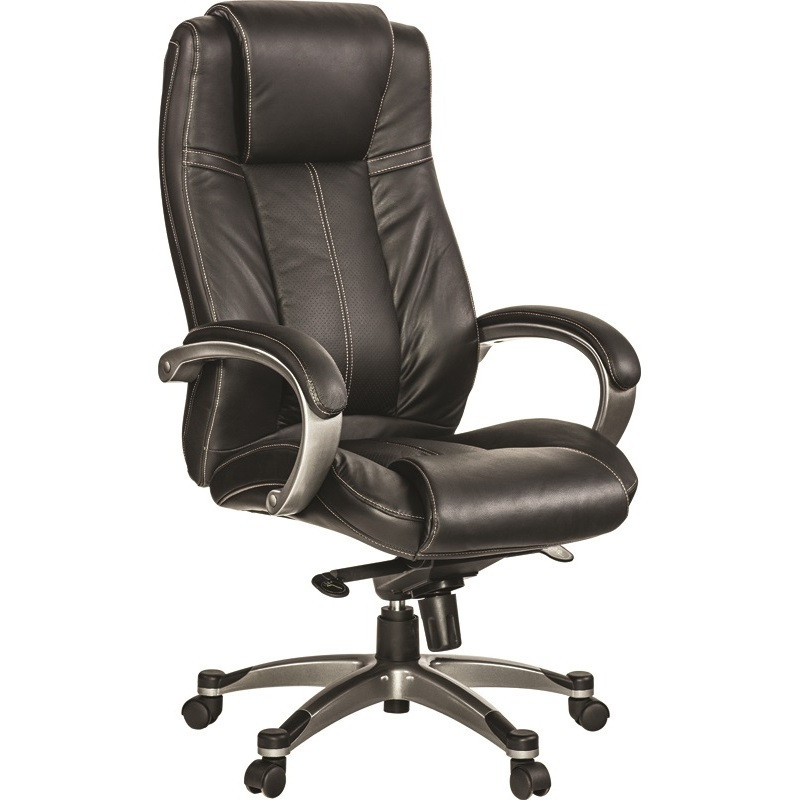 фото Кресло bn_dp_руководителя echair-604 ml кожа черная, пластик easy chair