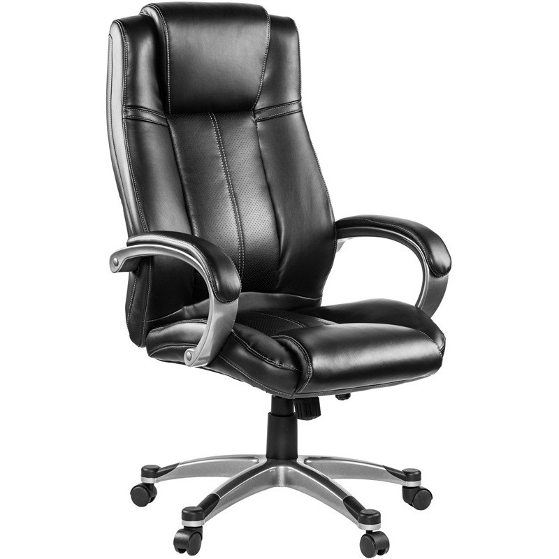 фото Кресло bn_dp_руководителя echair-604 rt рецикл.кожа черная, easy chair