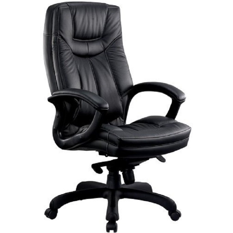 фото Кресло bn_u_руководителя echair cs-608е кожа черная, пластик easy chair